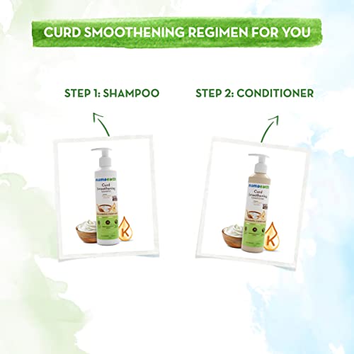 Mamaearth Curd Smoothening Shampoo For Women and Men; with Curd & Keratin for Smooth & Shiny Hair- 250 ml; Nourishes Dry Hair and Controls Frizz - Image 7