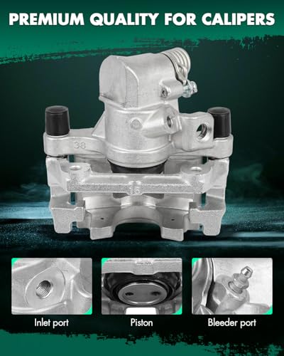 Image of SCITOO 19B6284A Rear Left Disc Brake Caliper Assembly w /Bracket For Ford For C-Max /For Escape /For Transit Connect,For Mazda For 3 /For 3 Sport