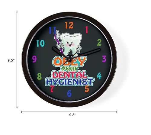 Reloj de pared analógico redondo 9.5 pulgadas CafePress miniatura 6