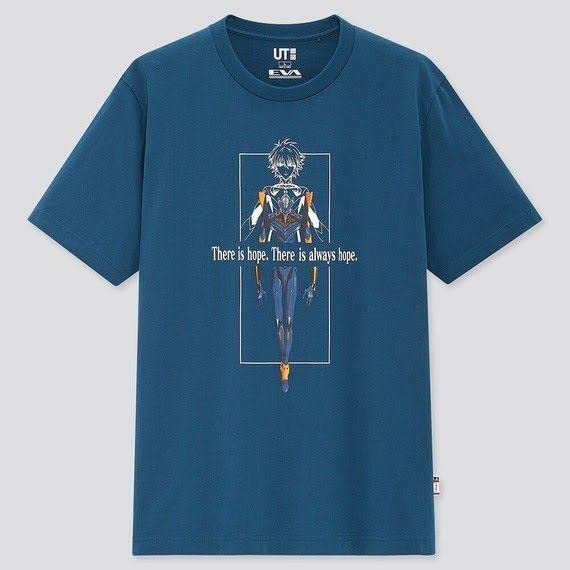 エヴァワイヤレスイヤホン: Mark.06 & ユニクロTシャツ サイズXL付