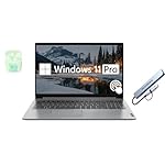 Lenovo IdeaPad 15.6” FHD Touchscreen Laptop, 24GB RAM 1.5TB Storage (1TB SSD+512GB Docking Station Set), 6-Cores Intel Core i3, Windows 11 Pro with Microsoft Office Included, Plusera Earphones