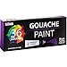 U.S. Art Supply Professional 36-Color Gouache Paint Set in Large 18ml Tubes & Color Mixing Wheel - Gouache Paint Tubes for Artists, Students, Beginners