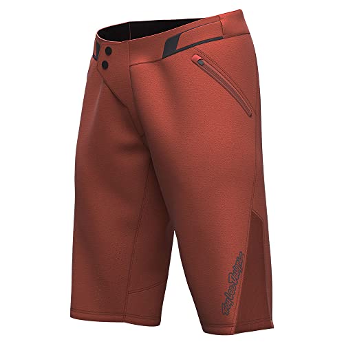 Troy Lee Designs Cycling Mountain Bike Trail Biking MTB Bicycle Shorts for Mens, Shorts Short Shell Red Clay