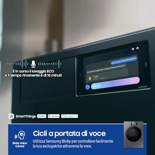 Foto Samsung Asciugatrice Bespoke AI DV90F09F4S/U3 4