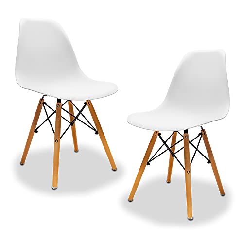 ECOCINARE Juego Set de 2 Sillas de Comedor Estilo Moderno...