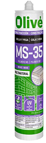 PENOSIL Pegamento y Sellador Multimaterial Polímero MS-35 Beige, 300ml
