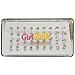 Set Of 36 1/8" Crystal Stud Earrings, 18 Pairs, On Nylon (Hypo-Allergenic Plastic) Posts, in Crystal