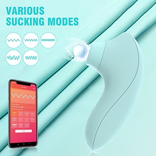 Sucking Vibrator Adult Sex Toys For Women - Svakom App Remote Female Vibrators & Pulse Pure Clit Nipple Sucker Vibe With 5 * 5 Suction - Interactive Rose Toy Dildo Personal Massager G Spot Stimulator #TOP3