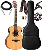 Violão Mini Jumbo El Strinberg Sm200 Ns+ Capa Luxo E Kit