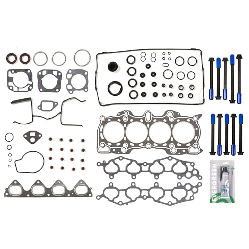 Evergreen SA-7308082839 Graphite Head Gasket Bolts Set Compatible with/for 90-01 Acura Integra LS RS GS B18A1 B18B1