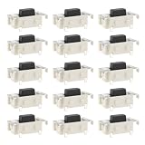 ECSiNG 50 Stück Seitliche Taktile Mikro-SMD-SMT-Taster (5 X 7,8 X 3,5 Mm) für Fernbedienungen Und Armaturenbretter (Lötanschluss)