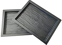 FHONYX 2 Stück Gießform Pflasterform Schablone für Beton 50x35x4cm, Gehwegplatte, Bodenbelag Platten, schalungsformen, Nachahmung Holzmaserung, Gartendekoration, DIY, Gehweg, Pflastersteine, Gießen