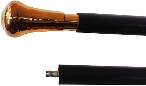 Miniatura 3 de AnNafi® Bat Masterson Stick | Bastón decorativo victoriano negro para hombres y mujeres | Harvy Men Derby Cane - Bastón plegable de madera formal