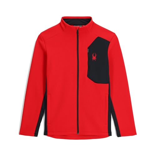Image of Spyder Men's Bandit Hybrid Full Zip Mid Layer Jacket
