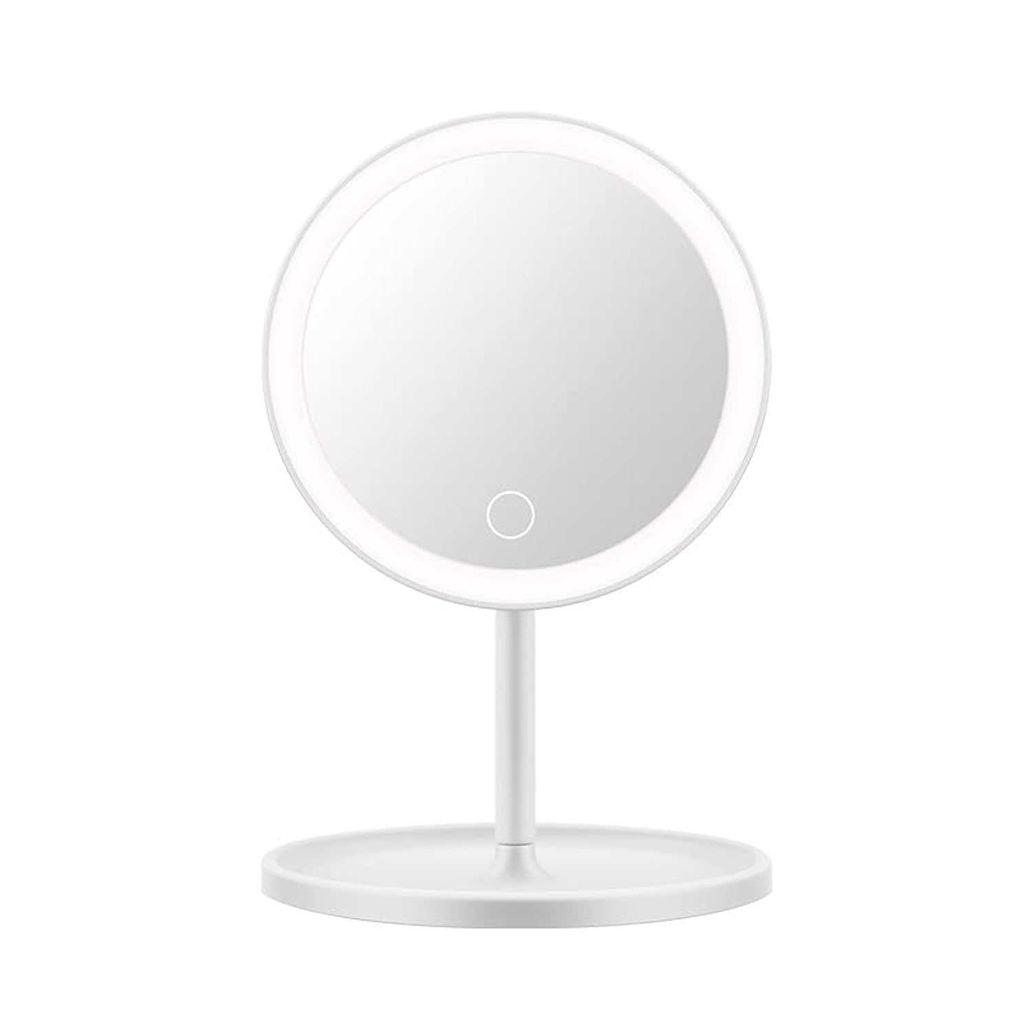COOLBABYLED Makeup Mirror 5X Mirror Desktop Desktop Foldable Mirror With Light Refill Mirror Home Beauty Grooming Mirror