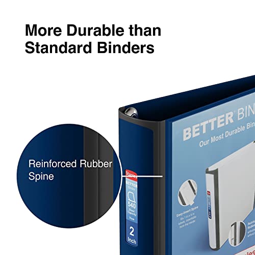 Staples Better Binder, 2-Inch, Blue #TOP4