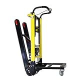 WSHA Carretilla elevadora de escaleras eléctrica, Plegable, motorizada, Carretilla elevadora, Escalera, para transferir Trabajos Pesados, Carga 200 kg / 440lbs