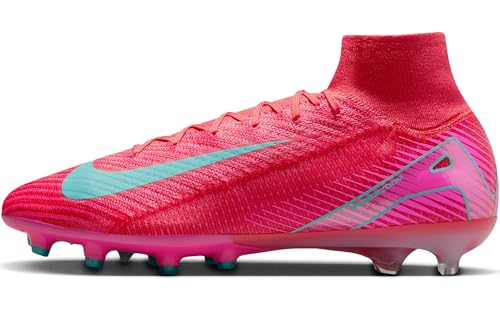 Nike Herren Mercurial Superfly 10 Elite AG-Pro High-Top-Fußballschuh, Ember Glow/Aurora Green, 39 EU
