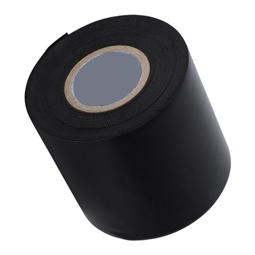 Hztyyier 1 Rolle Rohrband Hochwertiges PVC Klebeband für die Isolierung von Klimaanlagen, Schwarz, 60 Mm X 11,5 M