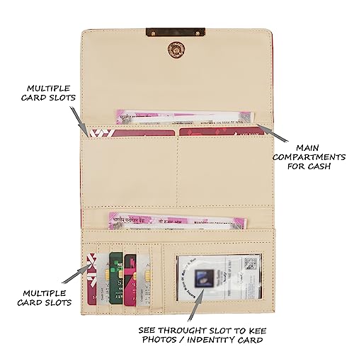 Image of Lavie Women's Bimet Trifold Wallet | Ladies Purse Handbag