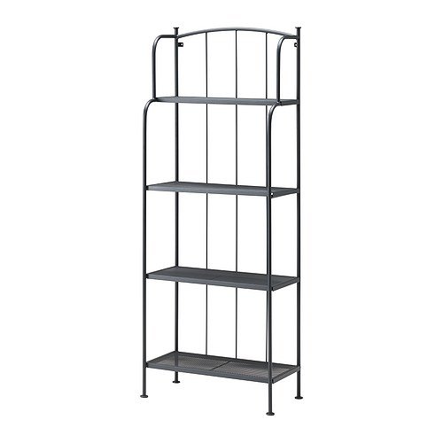IKEA LACKO - estantería, gris - 61x160 cm