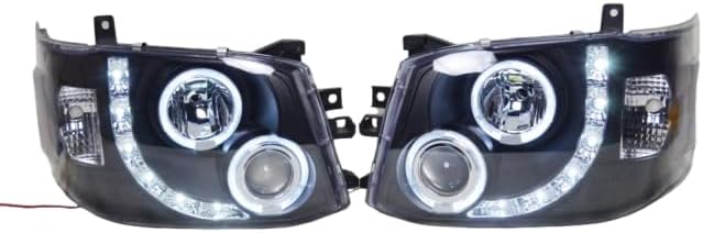 ハイエース200系3型 HIDヘッドライト インナーブラック キセノン