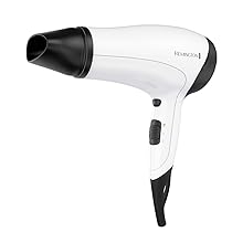 Remington Asciugacapelli 2000W – Leggero – Griglia Ionica in Ceramica per un calore omogeneo, bocchetta e diffusore per styling, 3 livelli di riscaldamento e 2 di ventola separati, D3015