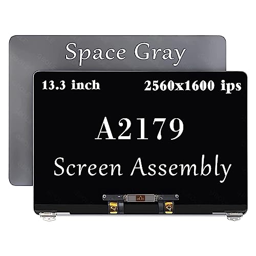 Image of A2179 LCD Screen Replacement for MacBook Air Retina A2179 EMC 3302 LCD Screen Assembly Display Replacement MVH22 MVH42 MVH52 MWTJ2 MWTK2 MWTL2 (Space Grey)