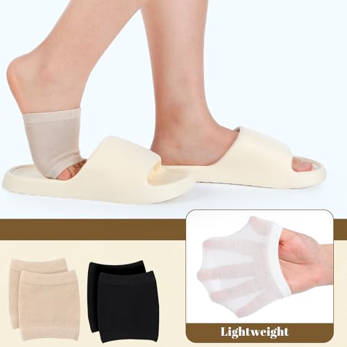 Image of Twistover 10 Pairs Women's Slide Sandle Sock Open Toe Slide Liner Slipper Shoe Foot Protector No Show Toeless Half Socks