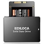 Ediloca ES106 Disque Dur Interne SSD 512 SATA III 2,5" 3D Nand Jusqu'à 550 Mo/S en Lecture, Mise à Niveau de MéMoire Et Stockage pour PC ou Ordinateur Portable SSD 512 Go