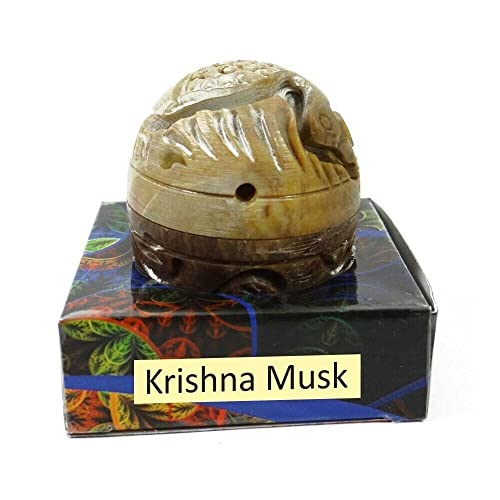 Stone Jar Krishna Musk Solid Perfume Long Lasting Body Fragr