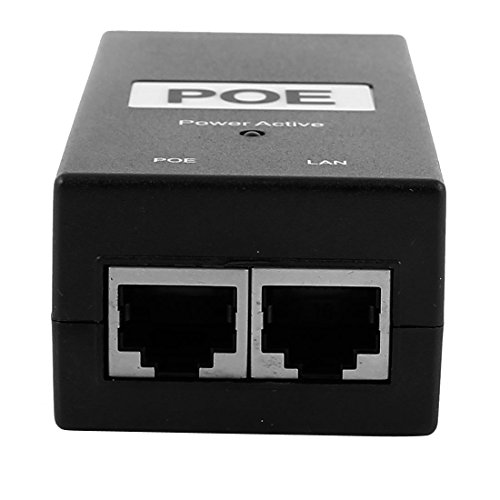 Aexit Adaptador Fuente de Alimentación POE Power Over Ethernet Switch 24V 1A miniatura 3