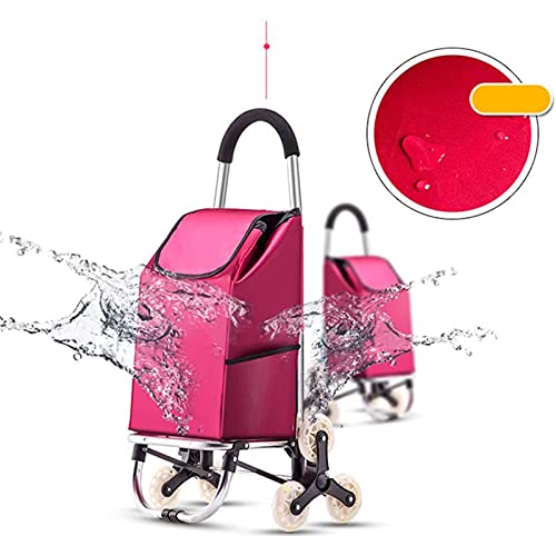 Treppensteiger Einkaufstrolley mit 3 Reifen Einkaufstrolley Einkaufstrolley Einkaufstrolley Wasserdicht Einkaufstasche… – Bild 3