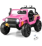 Voiture électrique Enfant 2 Places 24V – 4x4 Avec Télécommande 2,4G, LED, Klaxon – Pour 3 Ans+, Charge 50kg