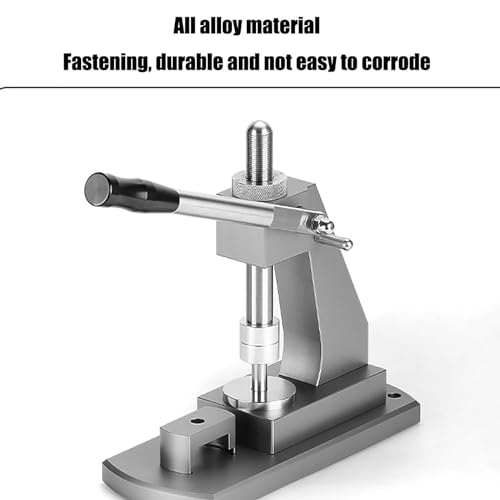 Kit de herramientas de reparación de relojes: 20 cierres profesionales de caja de reloj con mango ergonómico y mesa resistente para relojeros y entusiastas