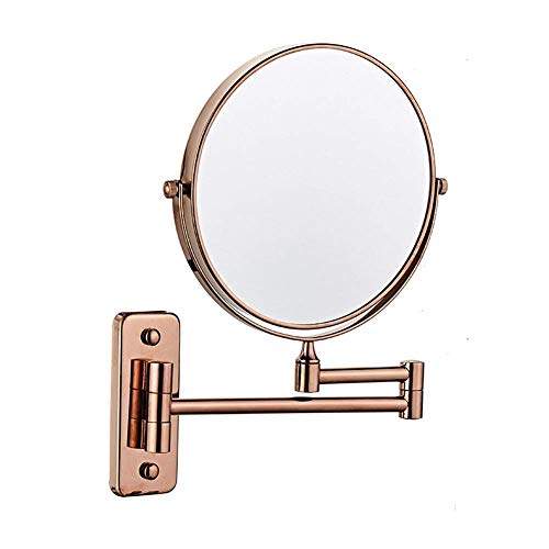 Miroir mural pivotant extensible pour corriger les reflets et angles morts