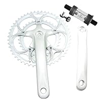 Amazon.co.jp: RHAIYAN 50/34T ロードバイククランクセット BCD