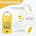 Phoncoo 2 Pack 10L Sand Anchor Bag, 2 in 1 Jet Ski Anchor Kit for Float with Adjustable Buoy, Waterproof Dry Bag for Jetski, Kayak, Boat, Water Sports - Yellow