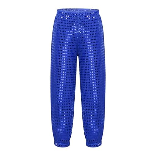 Niños Lentejuelas Suelto Jazz Hip Hop Street Dance Pantalones Haren Pantalones Dancewear Disfraz Para Niños Niñas, turquesa, 7-8 Years | Ya disponible en tu tienda friki favorita! En mundofriki.es!