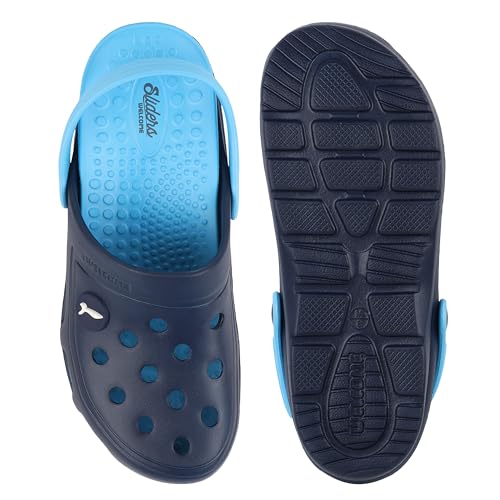 Image of Welcome Men's Casual Clogs /Sandals with Adjustable Back Strap for Adult | Comfortable & Light Weight | Stylish & Anti-Skid | Waterproof & Regular Flipflops