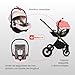 Imagen de BabyLux® Carrito Bebe 3en1 ROSSO