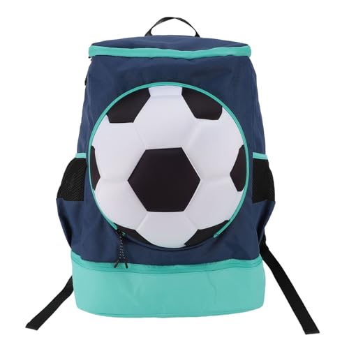 Mochila de fútbol de tela oxford con bolsa para calzado y pelotas 6