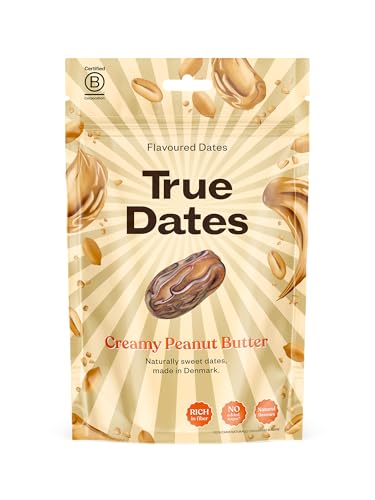 True Dates - Creamy Peanut Butter | natürlich aromatisierte Datteln | Erdnussbutter | 100 g