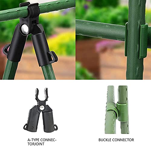 60pcs Adjustable Plant Trellis Connector Clip 3 Types Plant Stake Connectors Garden Tomato Sticks Clip for Plant Supports Climbing (16mm) by Otzoan - Image 5