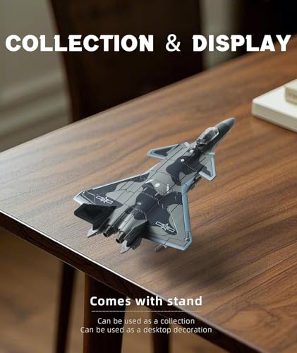 Image of Aircraft Models, Fighter Jet Model 1:200 Scale, Detailed Military Aircraft Model for Collectors and Enthusiasts, Desktop Display or Gift for Aviation Fans, 13 x 20 x 8.5 cm