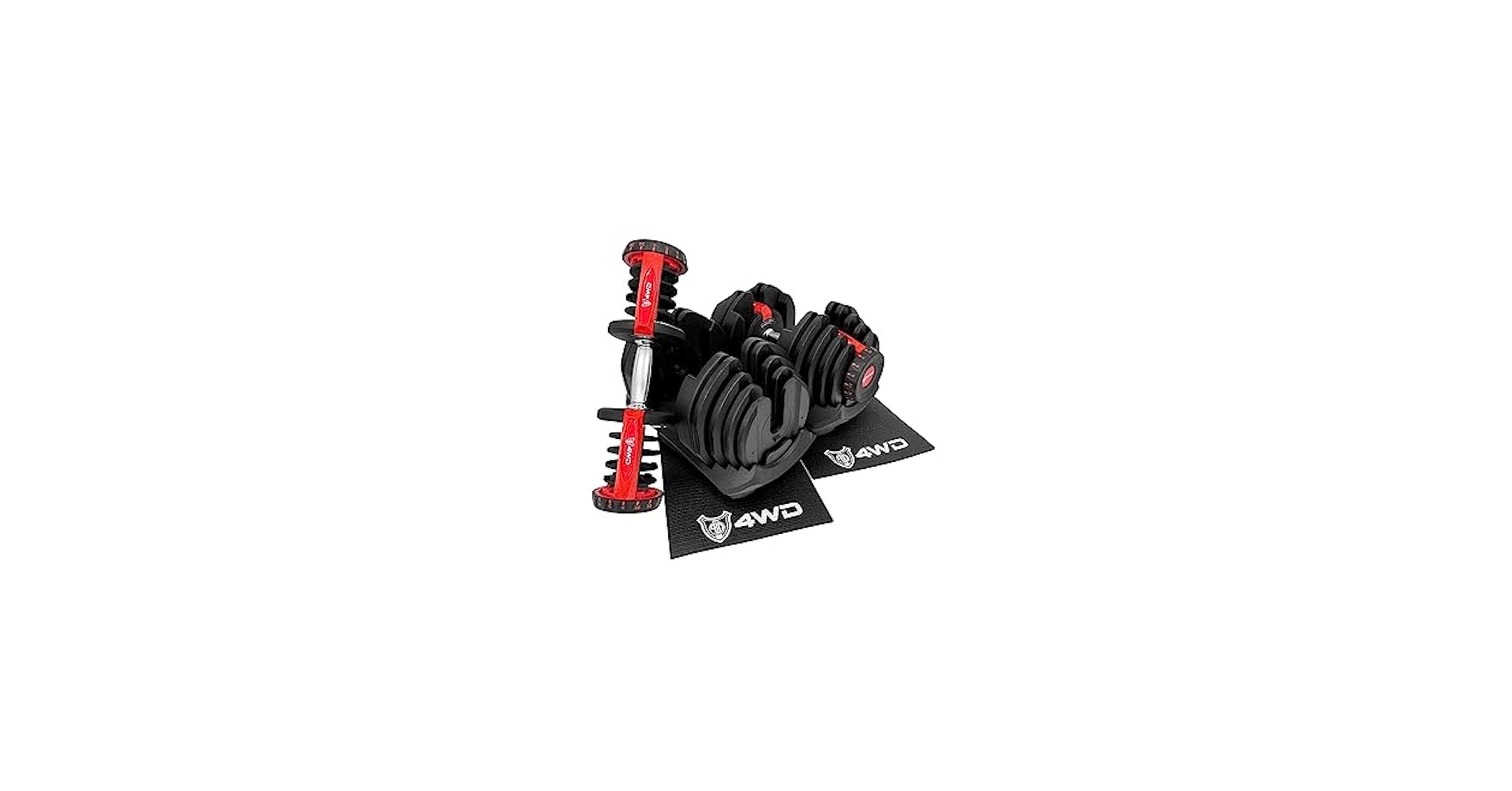 可変ダンベル　38キロ　2個セット　4WD Amazon | 4WD 可変式ダンベル 2個セット 20kg | 40kg ダンベル