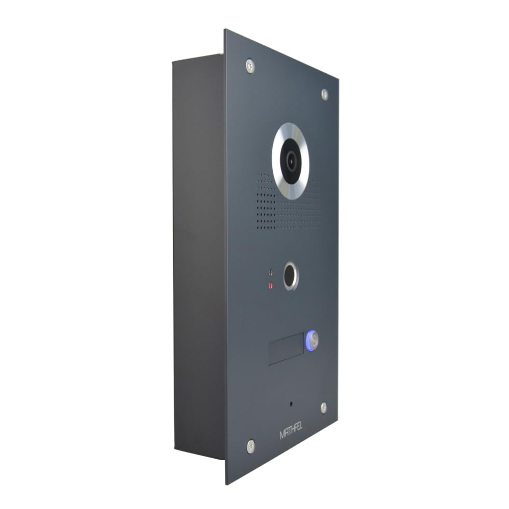 Videocitofono a 2 fili Bus IP, set 2 case, monitor da 7"