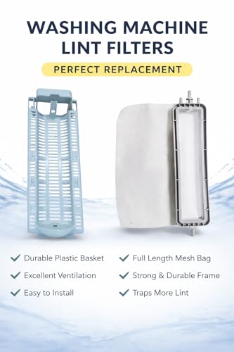 Image of AMAZOR Washing Machine Filter | Lint Filter /Dust Filter /Waste Collector /Drain Jali for Semi & Fully Automatic Washing Machines (Compatible for lg. semi Frame with Filter)