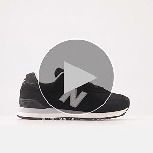 Amazon.com | New Balance Women's 515 V3 Sneaker, Black/White