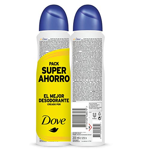 Dove - Pack Ahorro Desodorante Original, 200 ml (Pack of 2) - Imagen 3
